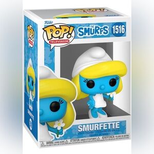 Funko Pop Television #1516 The Smurfs Smurfette Brand New